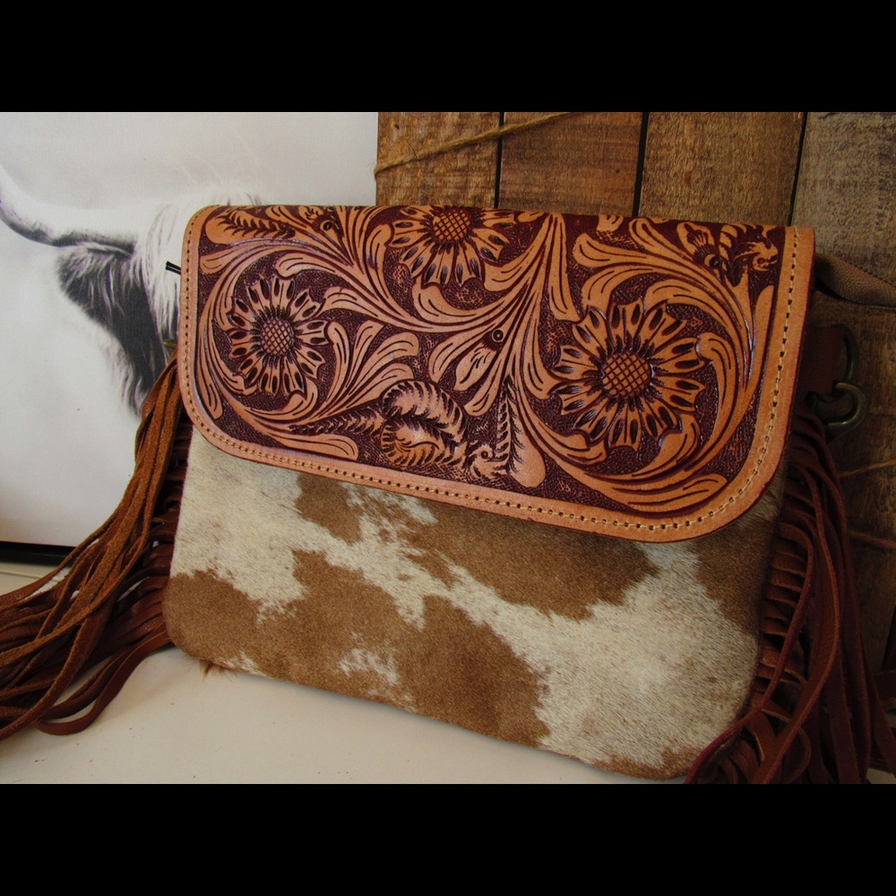 Tooled Myra Bag Crossbody